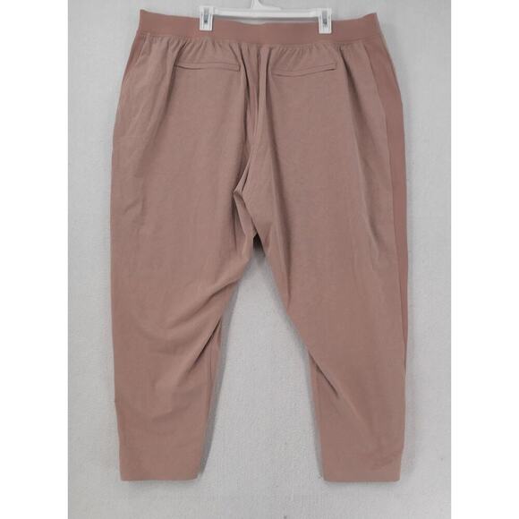 NEW Athleta Brooklyn Textured Ankle Pants Rose Pink Women's Plus Size 24 - Picture 8 of 10